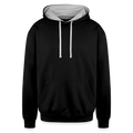 Various Blue Contrasts Unisex Hoodies - black/heather gray