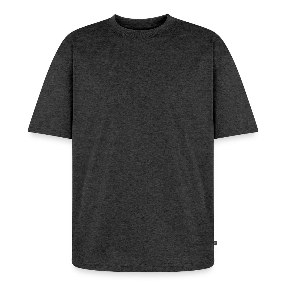 Unisex Modern Oversized Organic Essential - heather anthracite