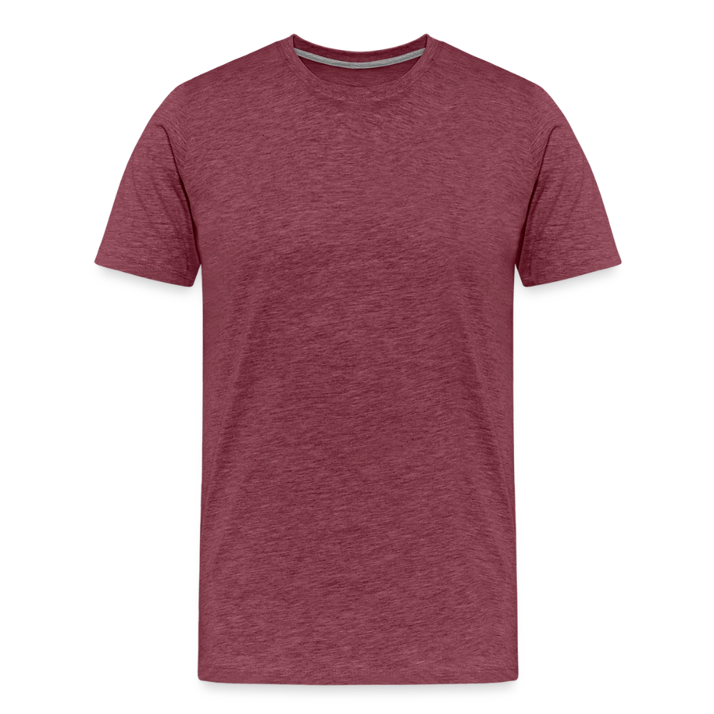 Phases of Red Core Collection Men’s Tee - heather burgundy
