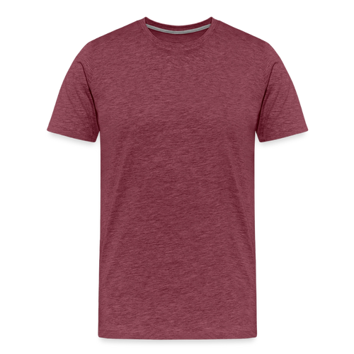 Phases of Red Core Collection Men’s Tee - heather burgundy