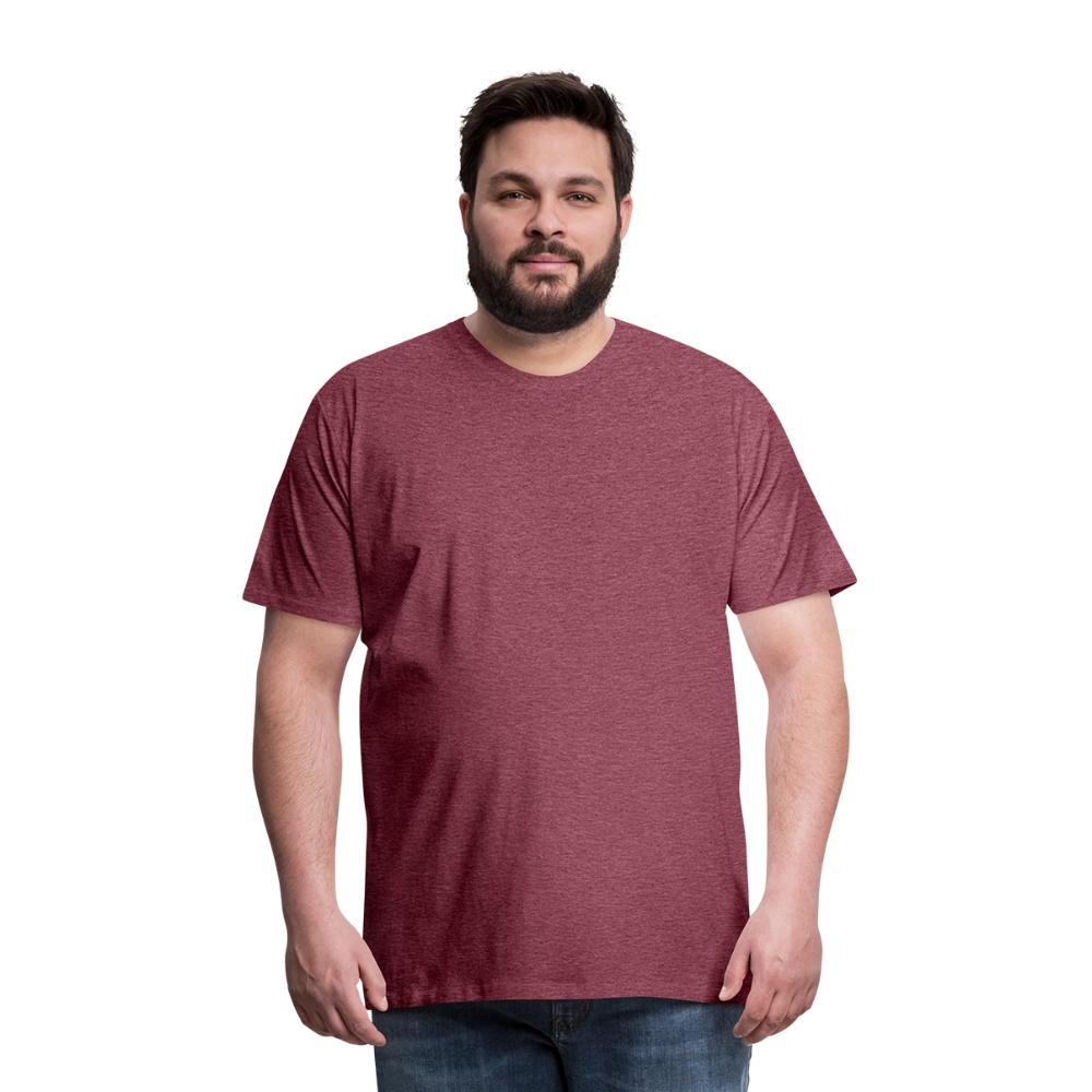 Phases of Red Core Collection Men’s Tee - heather burgundy