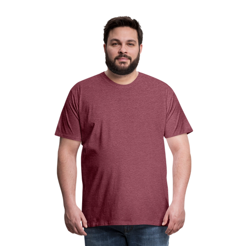 Phases of Red Core Collection Men’s Tee - heather burgundy