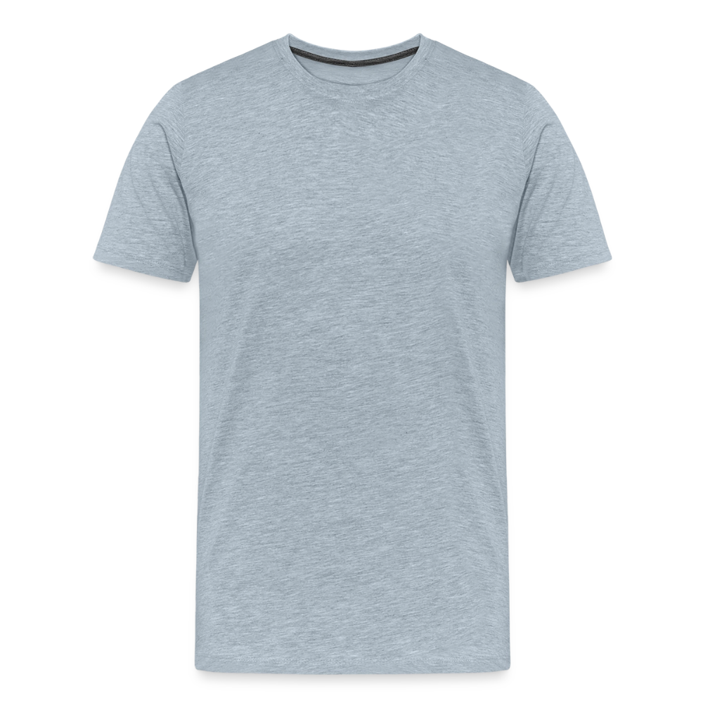 Phases of Blue Core Collection Men’s Tee - heather ice blue